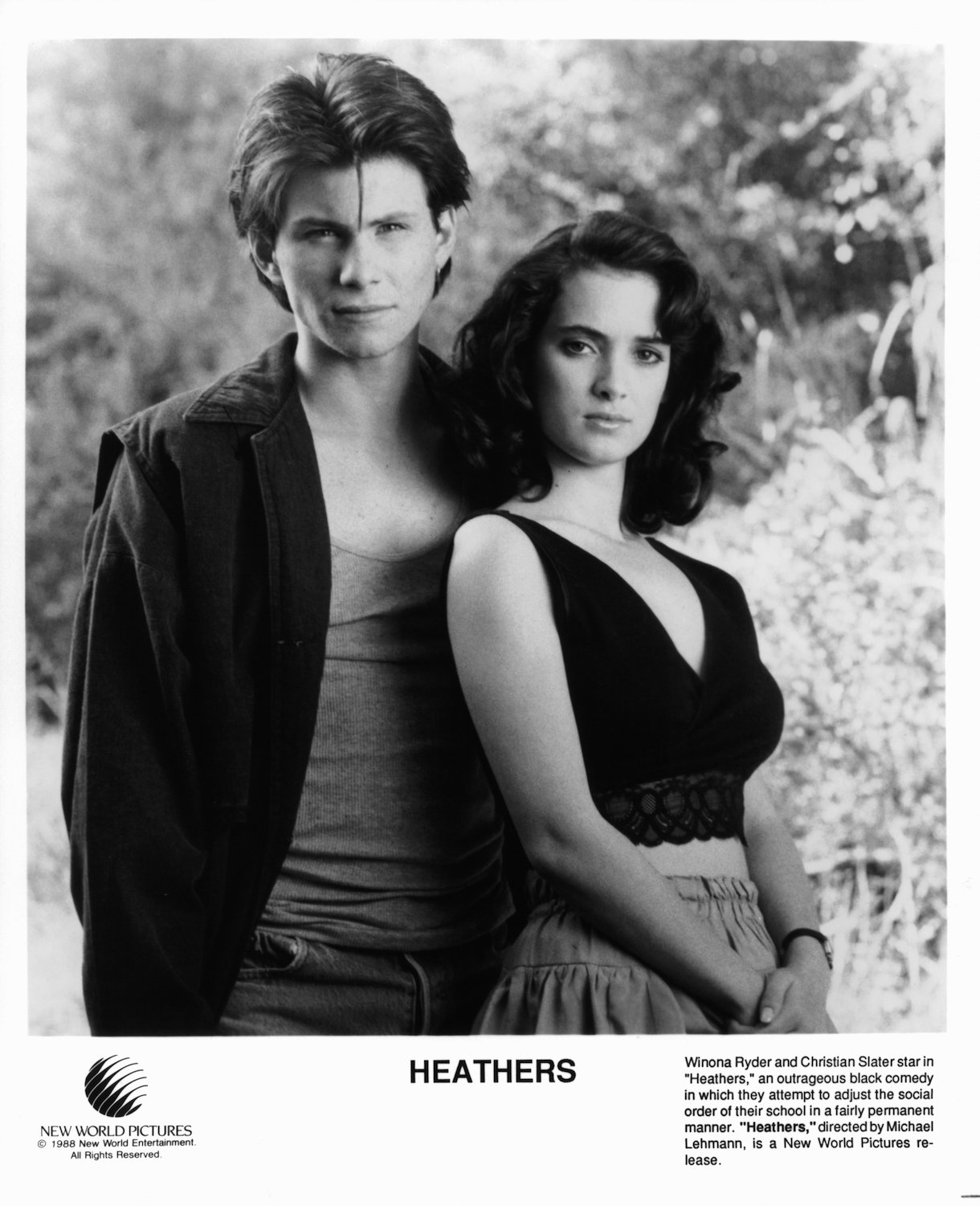 Christian Slater And Winona Ryder In 'Heathers'