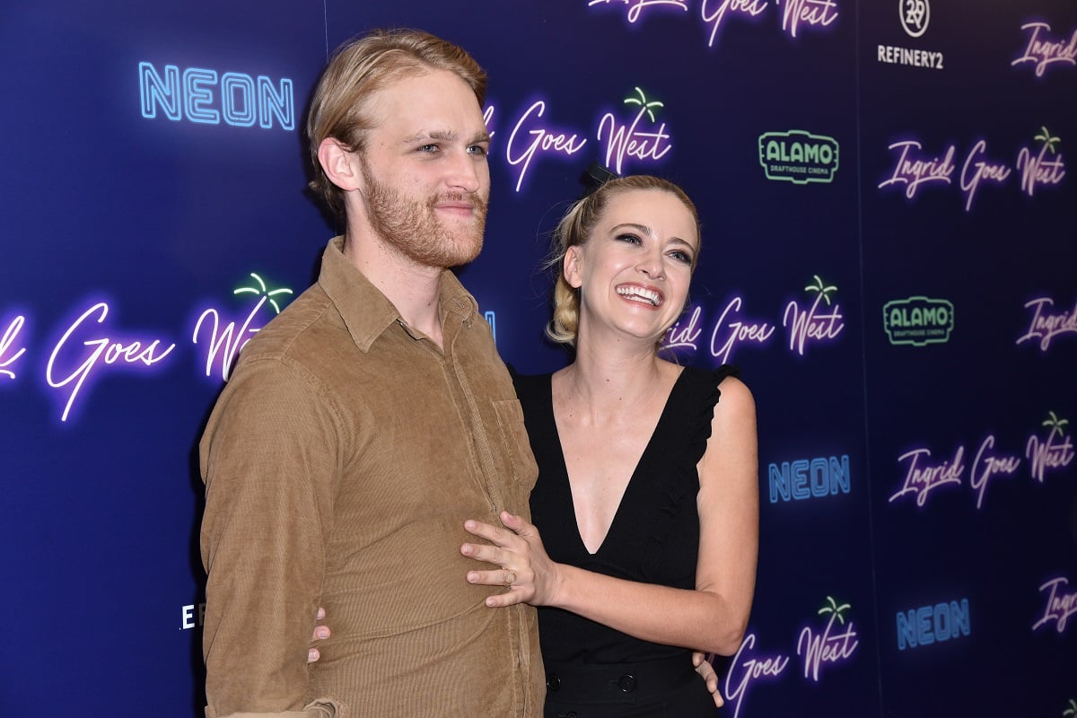 Wyatt Russell and Meredith Hagner attend the New York premiere of 'Ingrid Goes West' on August 8, 2017. 
