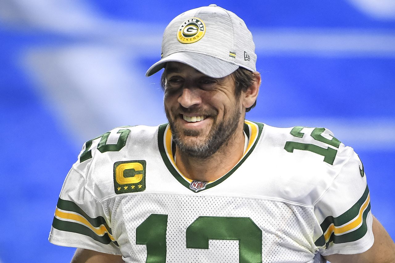 Aaron Rodgers of the Green Bay Packers