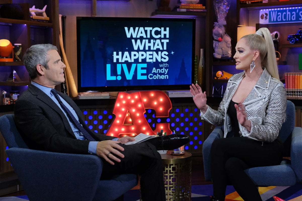 Andy Cohen and Erika Jayne