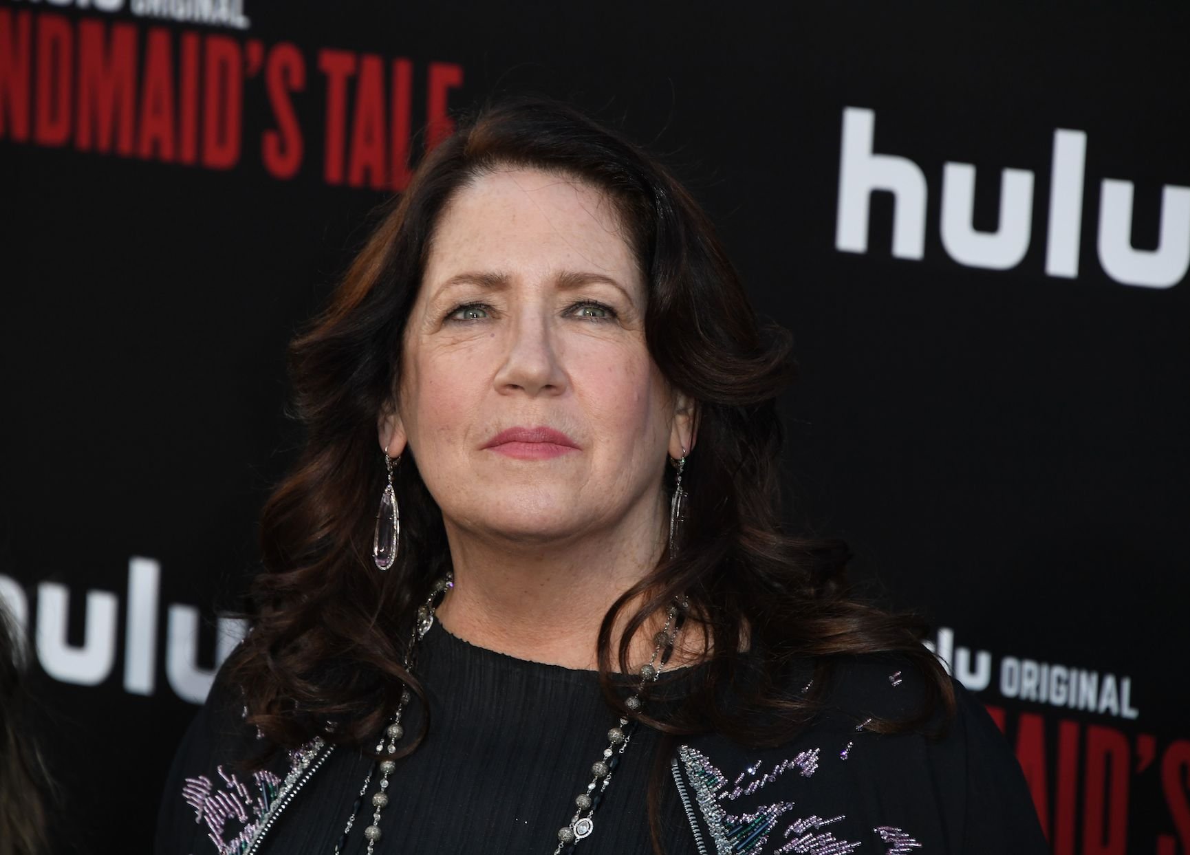 Ann Dowd from 'The Handmaid's Tale' Season 4 arriving at a Hulu event for the show