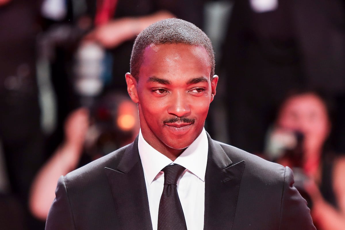 Actor Anthony Mackie walks the red carpet ahead of the 'Seberg' screening during the 76th Venice Film Festival at Sala Grande on August 30, 2019, in Venice, Italy