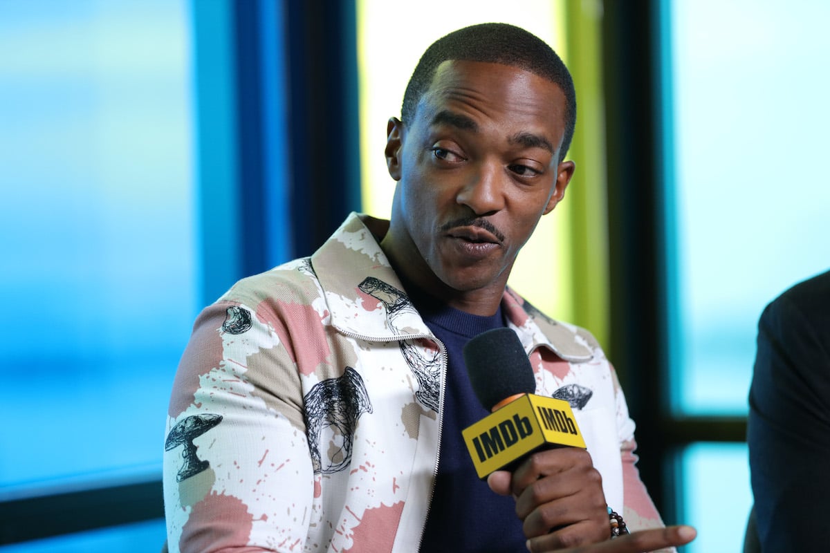 'The Falcon and the Winter Soldier' star Anthony Mackie at The IMDb Studio in 2019