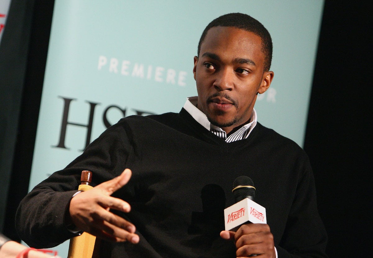 Anthony Mackie speaks at a screening of 'The Hurt Locker' during the 2009 New York Variety Screening Series