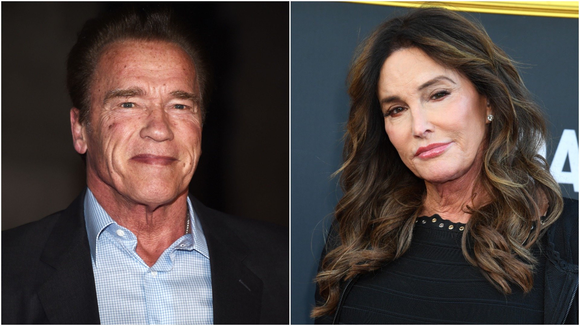 Arnold Schwarzenegger and Caitlyn Jenner