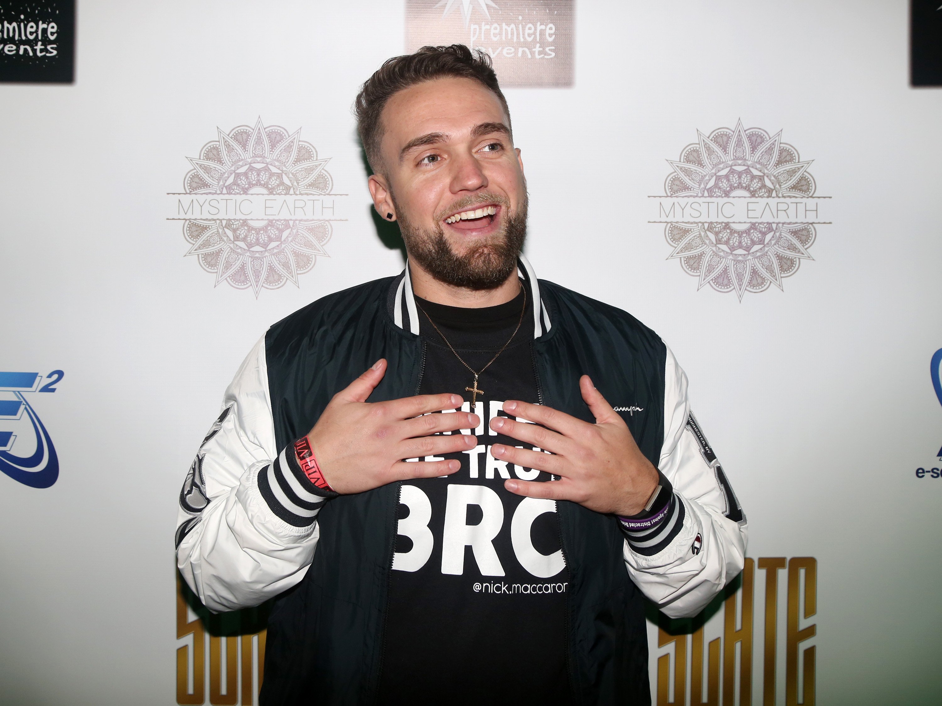 Nick Maccarone poses at a "Big Brother 21" East Coaster Meet & Greet