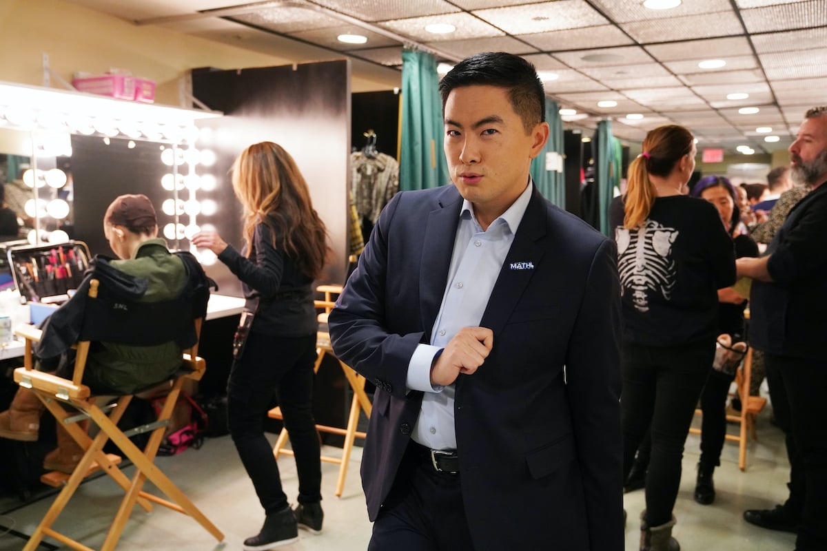 Bowen Yang backstage in Studio 8H on Saturday, November 23, 2019