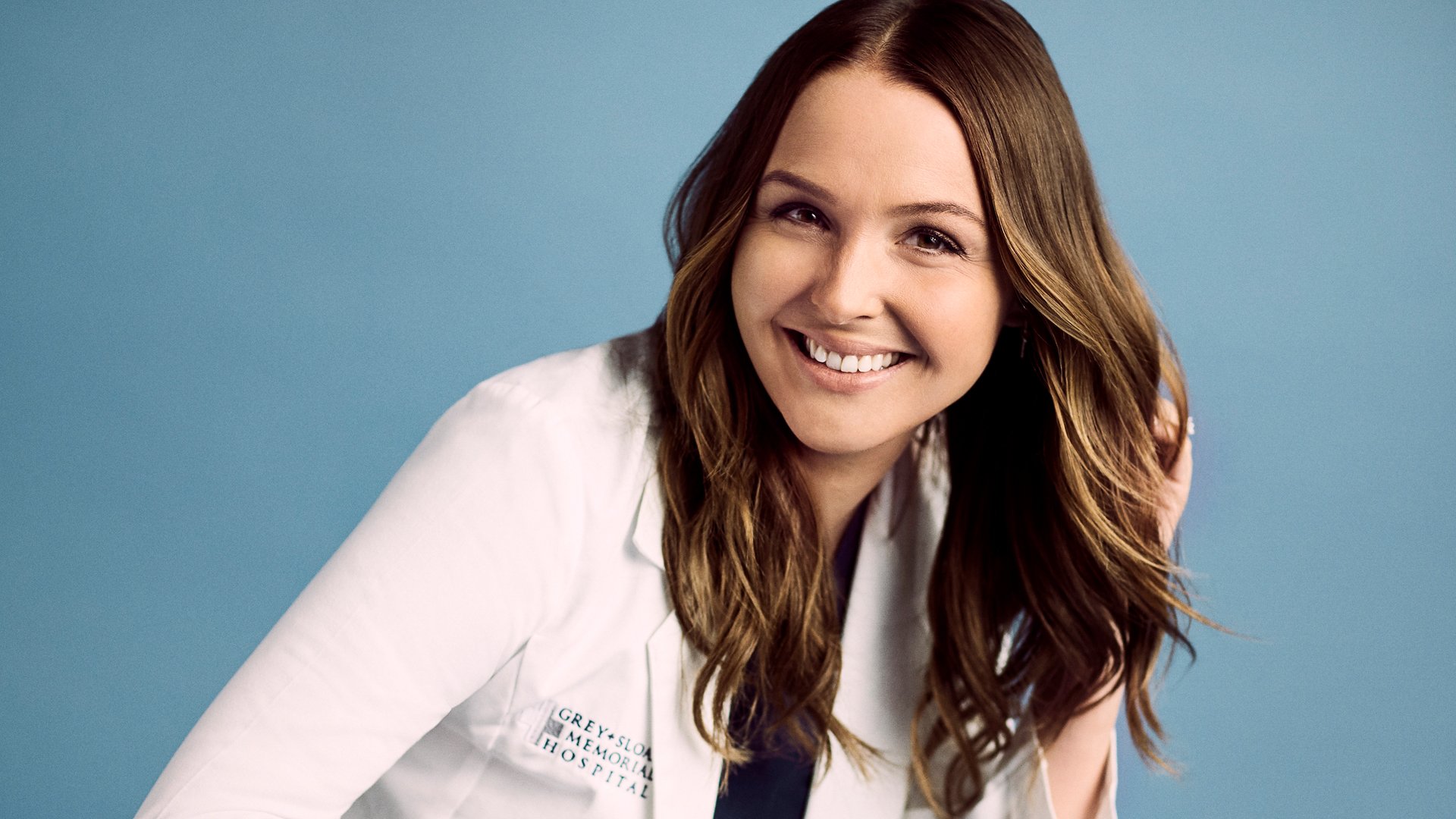 Headshot of Camilla Luddington as Jo Wilson for ‘Grey’s Anatomy’ Season 17
