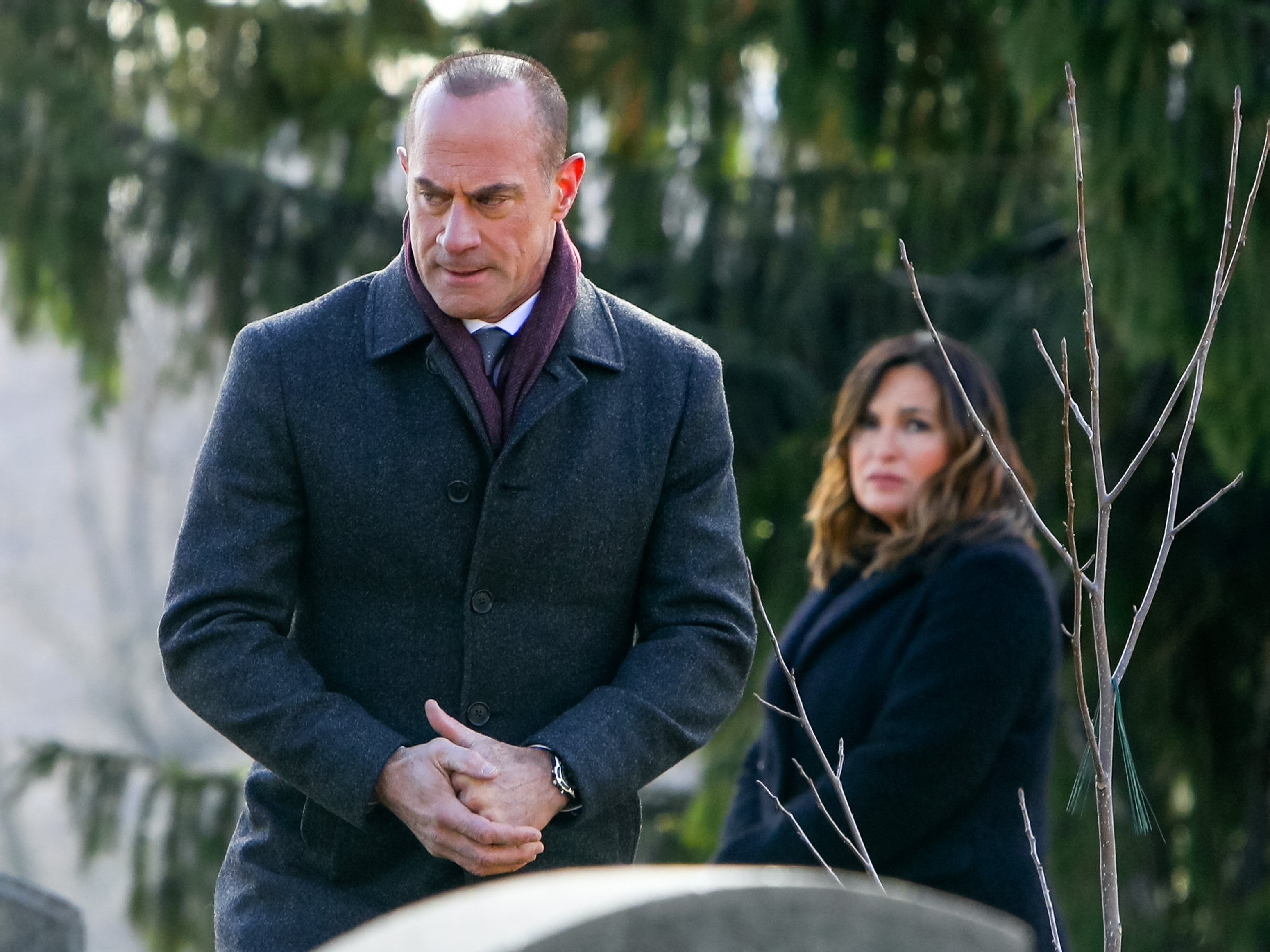 Christopher Meloni on the set of the 'Law and Order: Organized Crime' | Jose Perez/Bauer-Griffin/GC Images