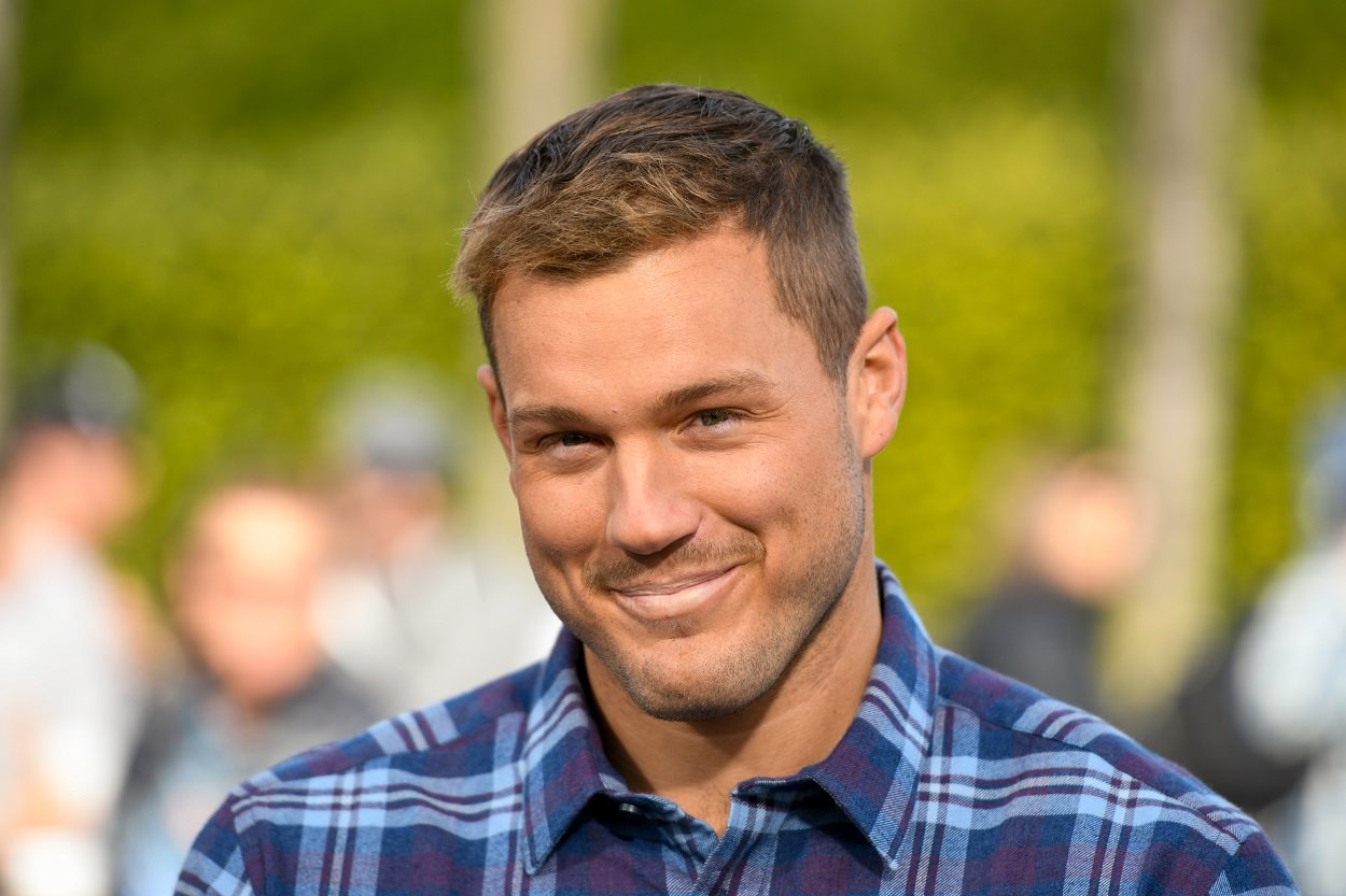 The Bachelor Colton Underwood smiles at the camera
