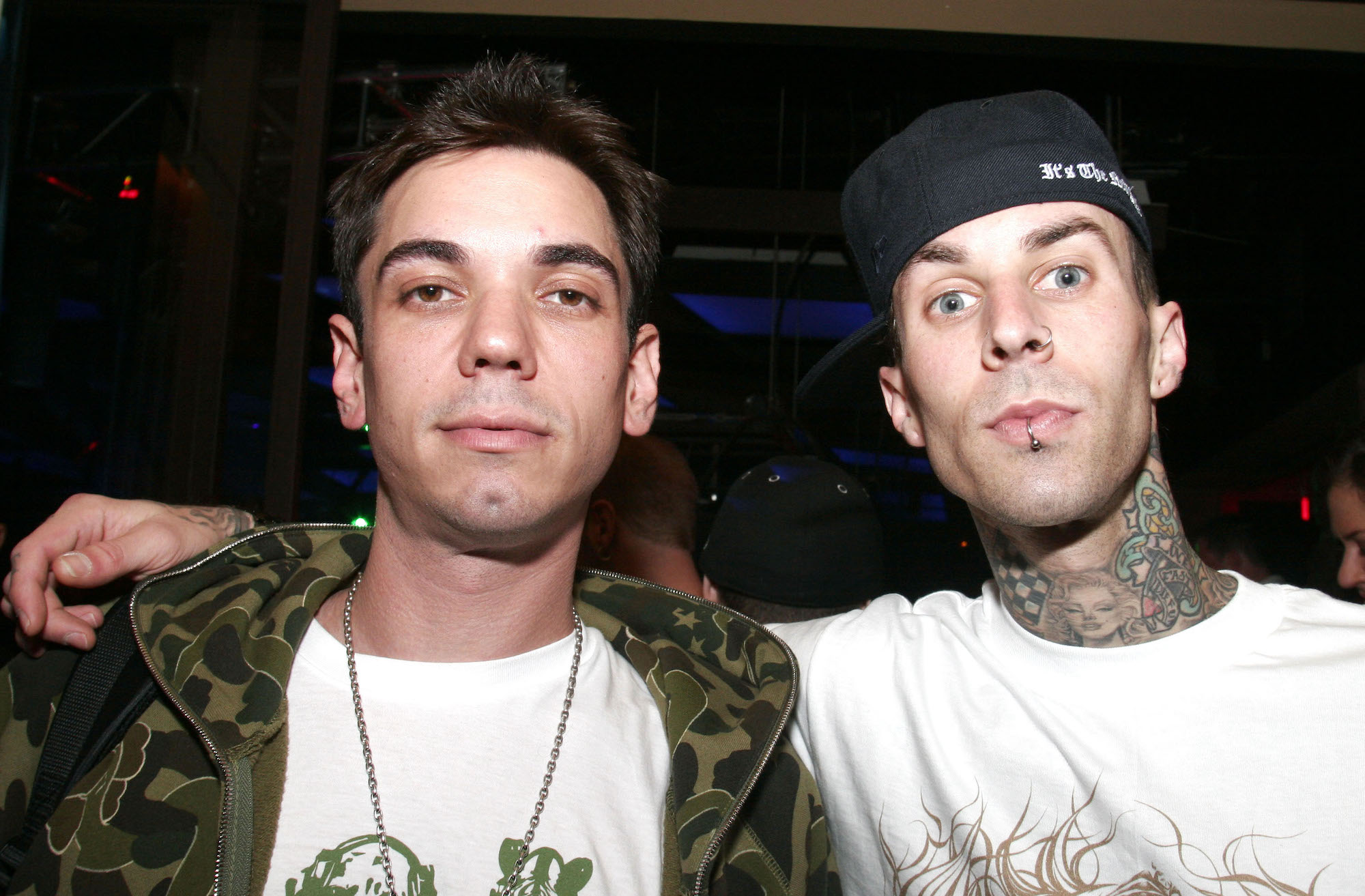 DJ AM and Travis Barker