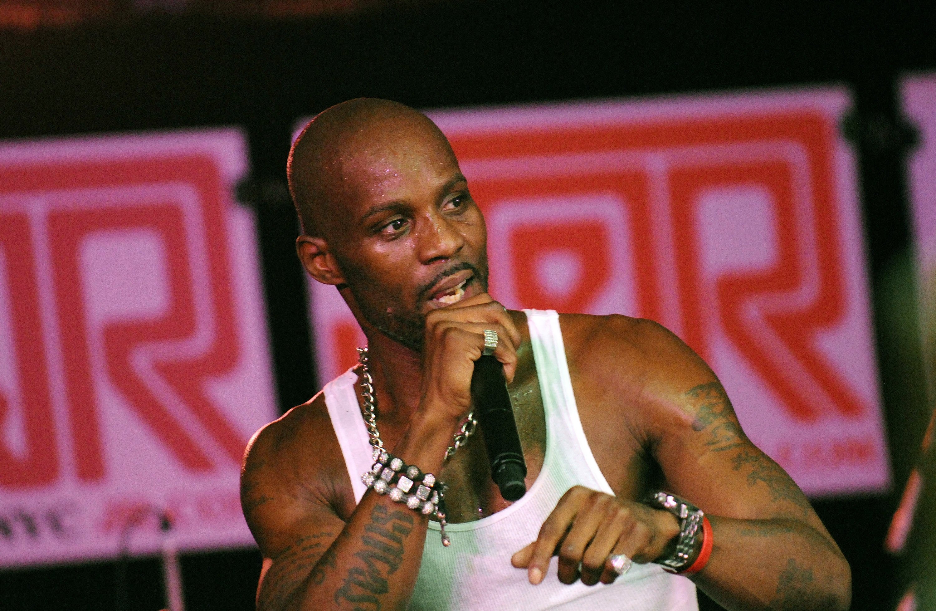 DMX performing at J&R music fest in 2012
