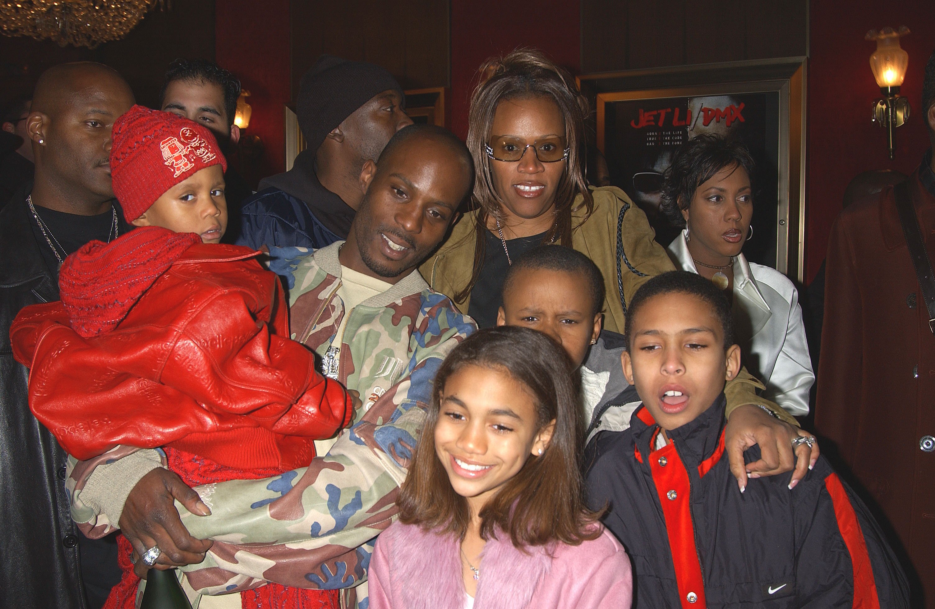 DMX, Paige Hurd, and family