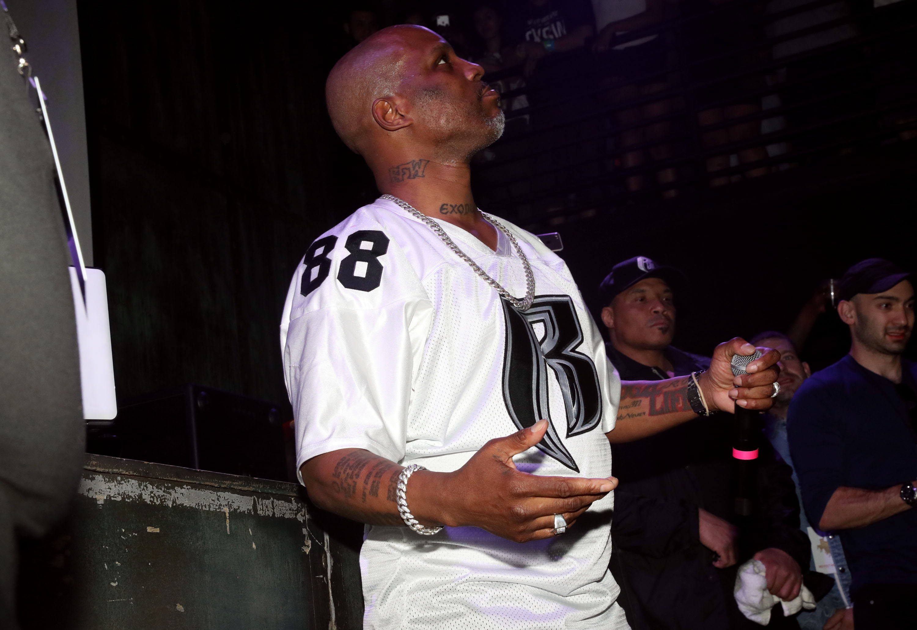 DMX performs at Revolt House