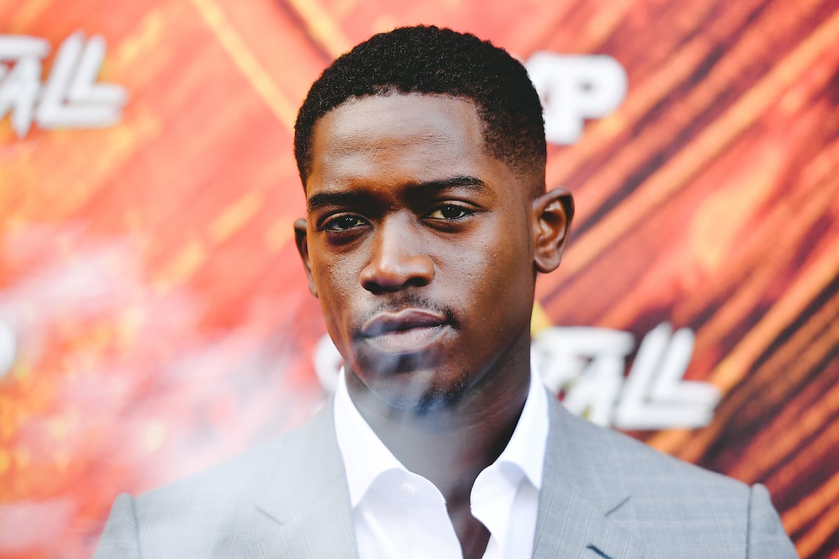 Damson Idris, who plays Franklin in Snowfall Season 5, attends the premiere of the FX show