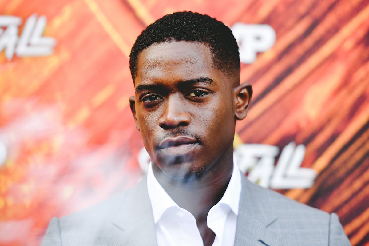 Damson Idris attends the premiere of FX's "Snowfall"