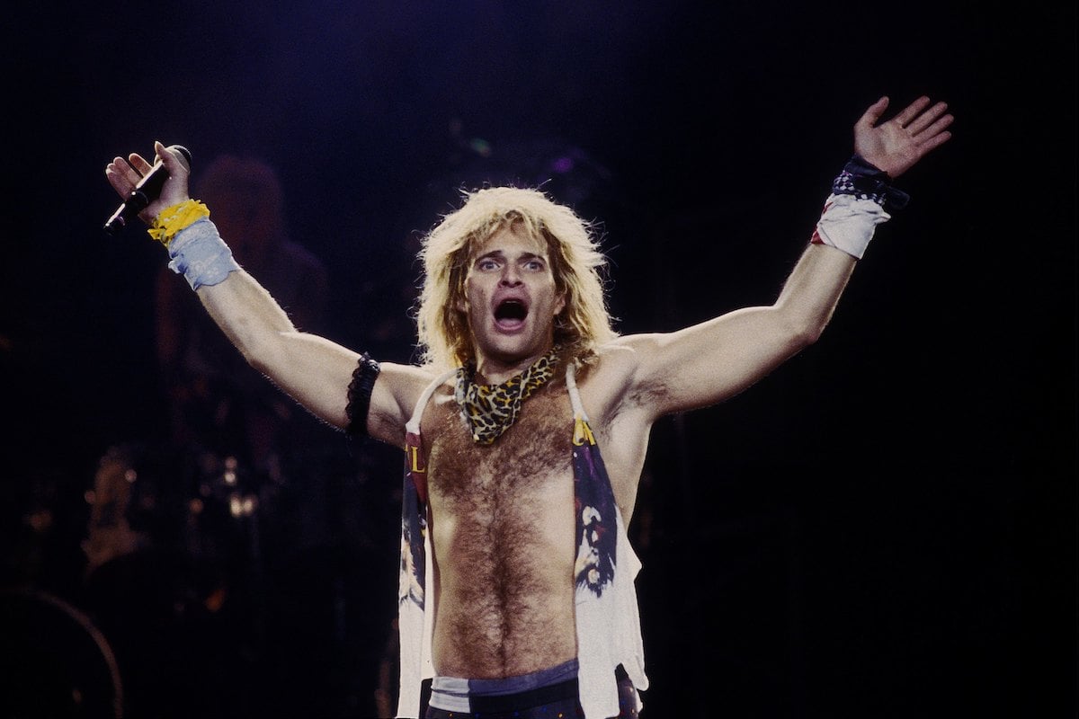 David Lee Roth performing solo at Cal Expo in Sacramento, California, on June 14, 1988