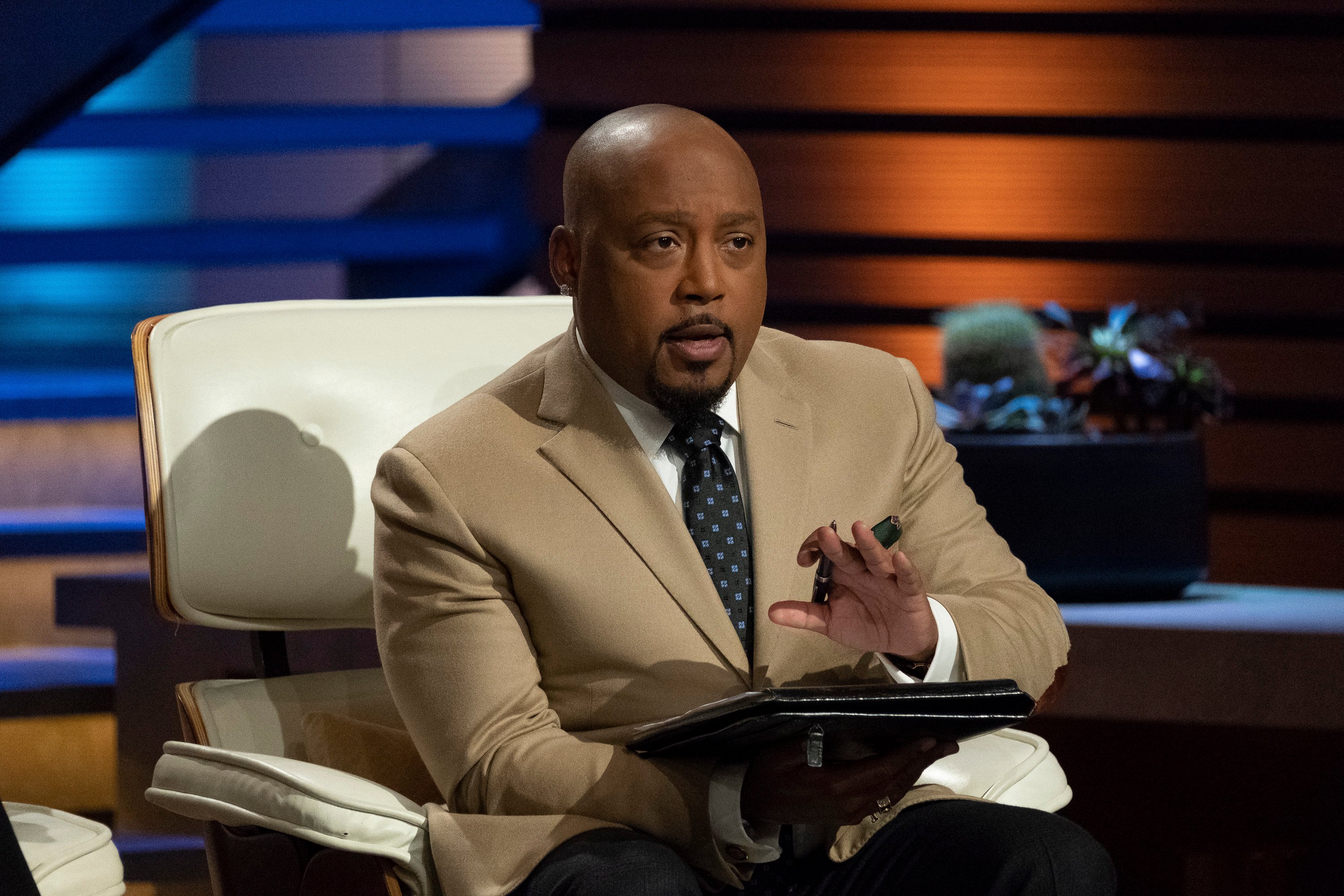 Daymond John on the panel of 'Shark Tank' 