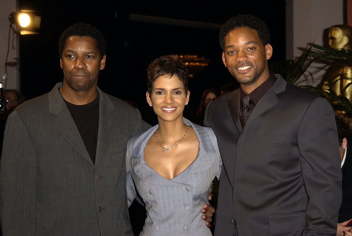 Denzel Washington, Halle Berry, and Will Smith during The 74th Annual Academy Awards Nominees Luncheon