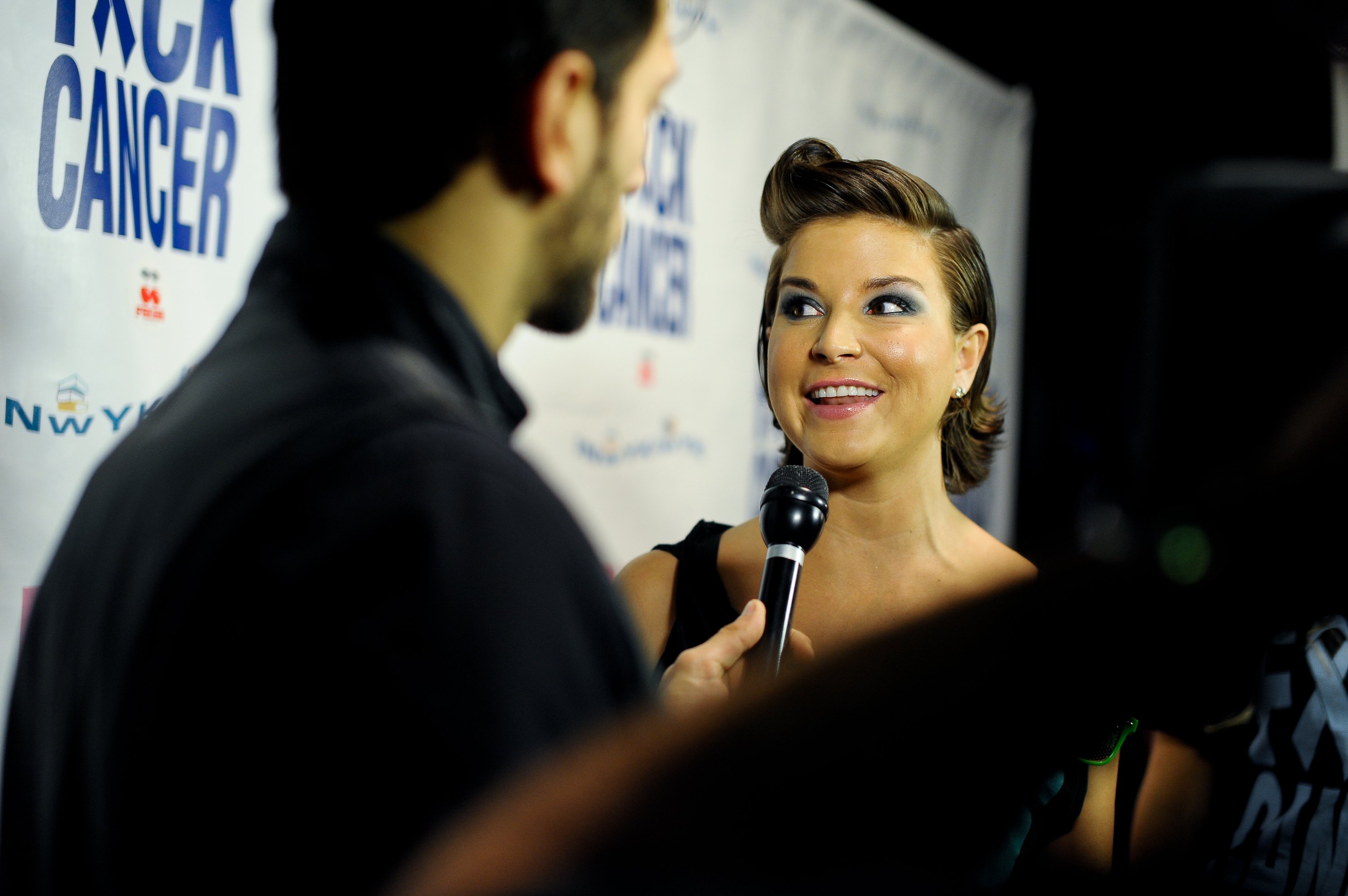 Diem Brown attends the F*ck Cancer benefit at Pacha
