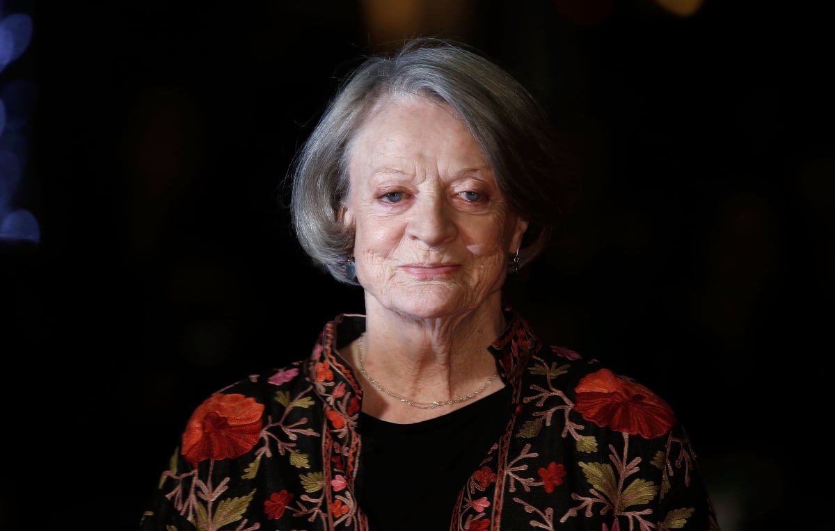 'Downton Abbey' star Maggie Smith arrives at "The Lady In The Van" - Centrepiece Gala, at Odeon Leicester Square on October 13, 2015