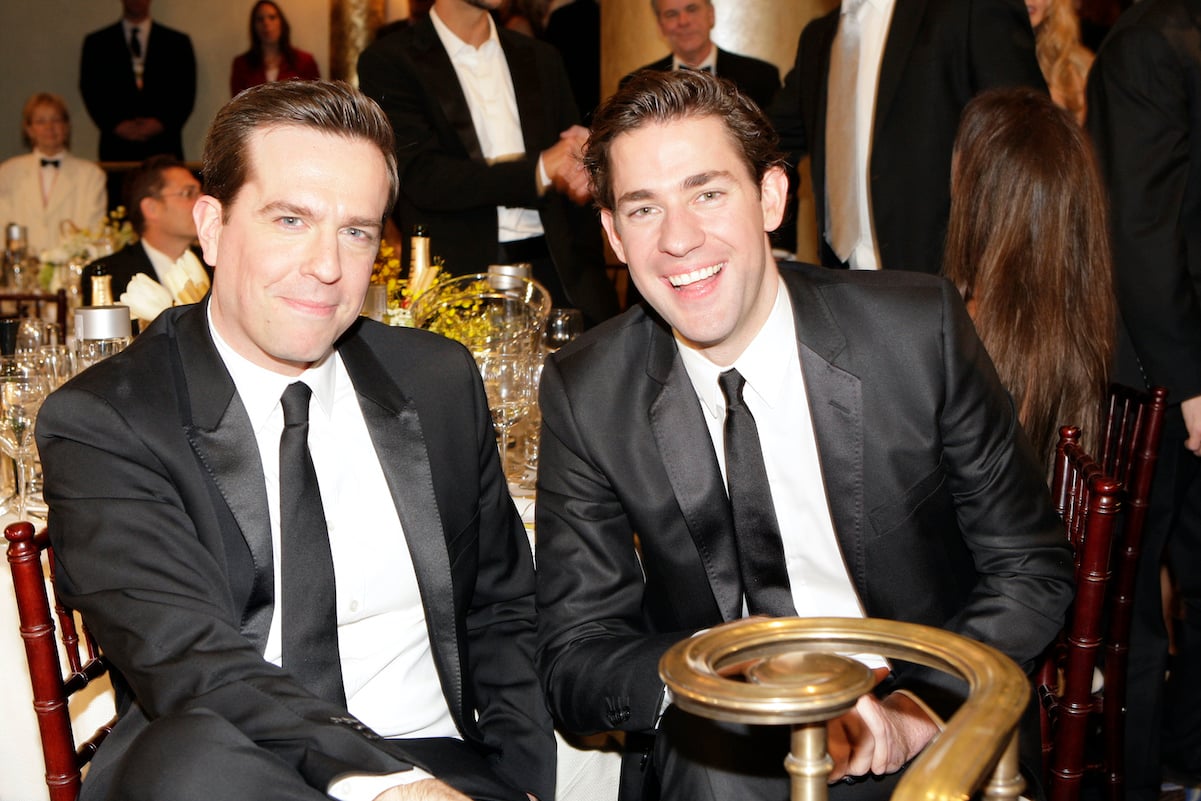 'The Office' stars Ed Helms (left) and John Krasinski in 2009