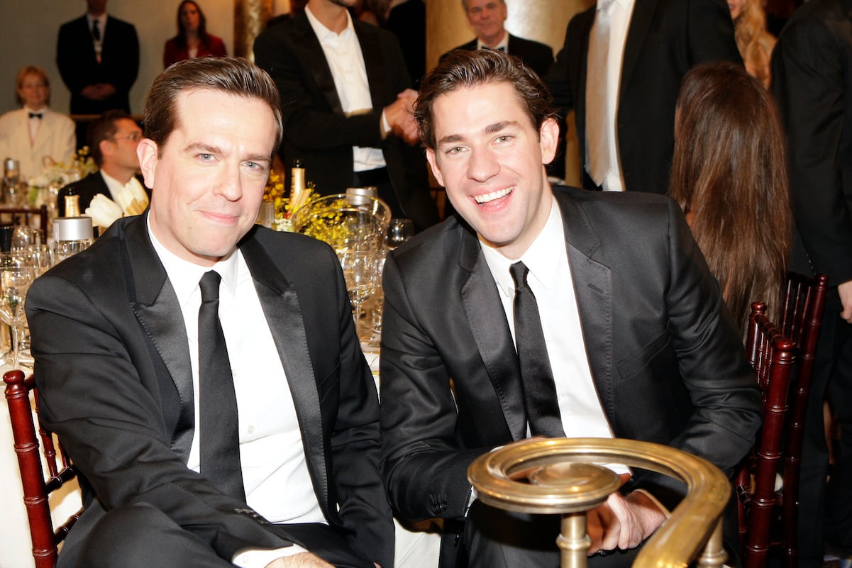 'The Office' stars Ed Helms (left) and John Krasinski in 2009 