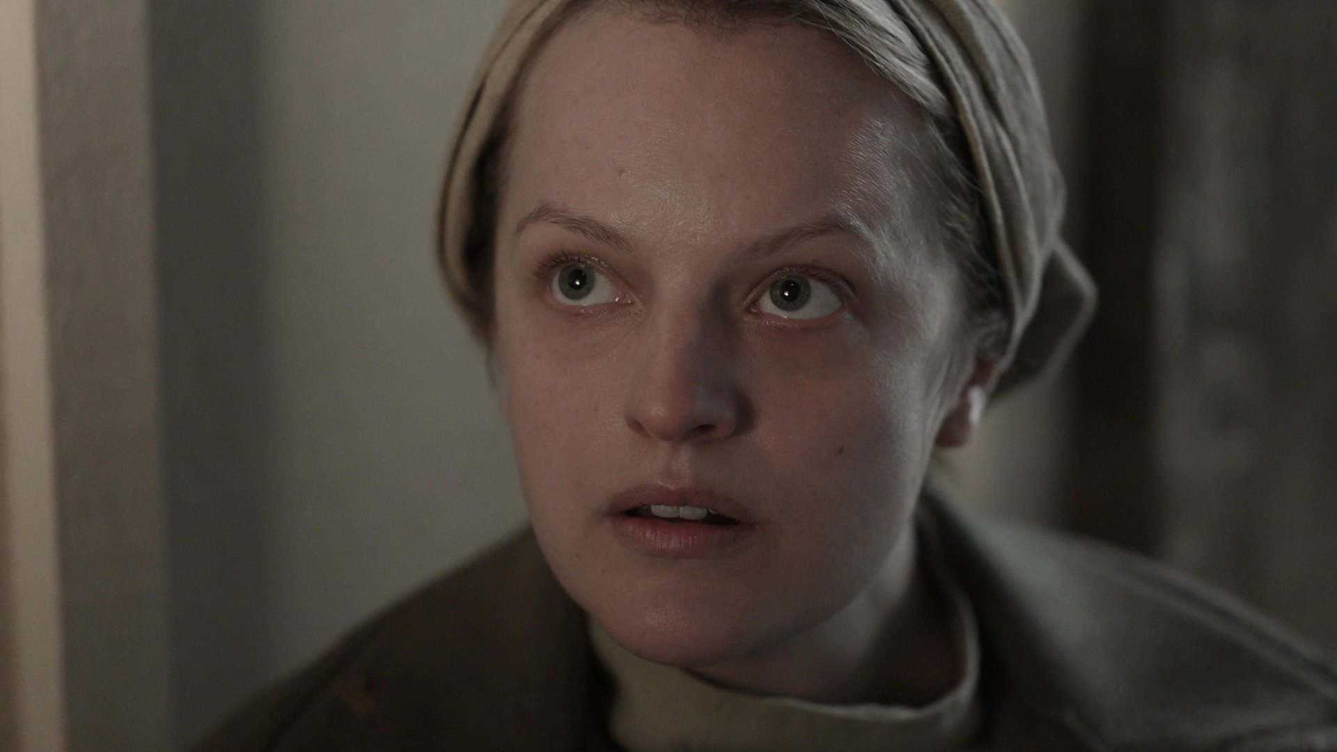 Close-up of Elisabeth Moss as June Osborne in ‘The Handmaid’s Tale’ Season 4 Episode 2, ‘Nightshade.’