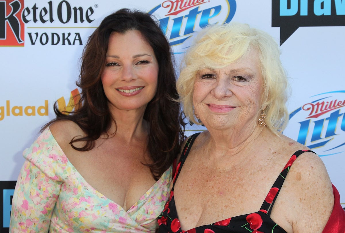 Fran Drescher and Renee Taylor attends GLAAD's "Bravo Top Chef Invasion" benefit event at a private residence on July 29, 2012 in Los Angeles, California.