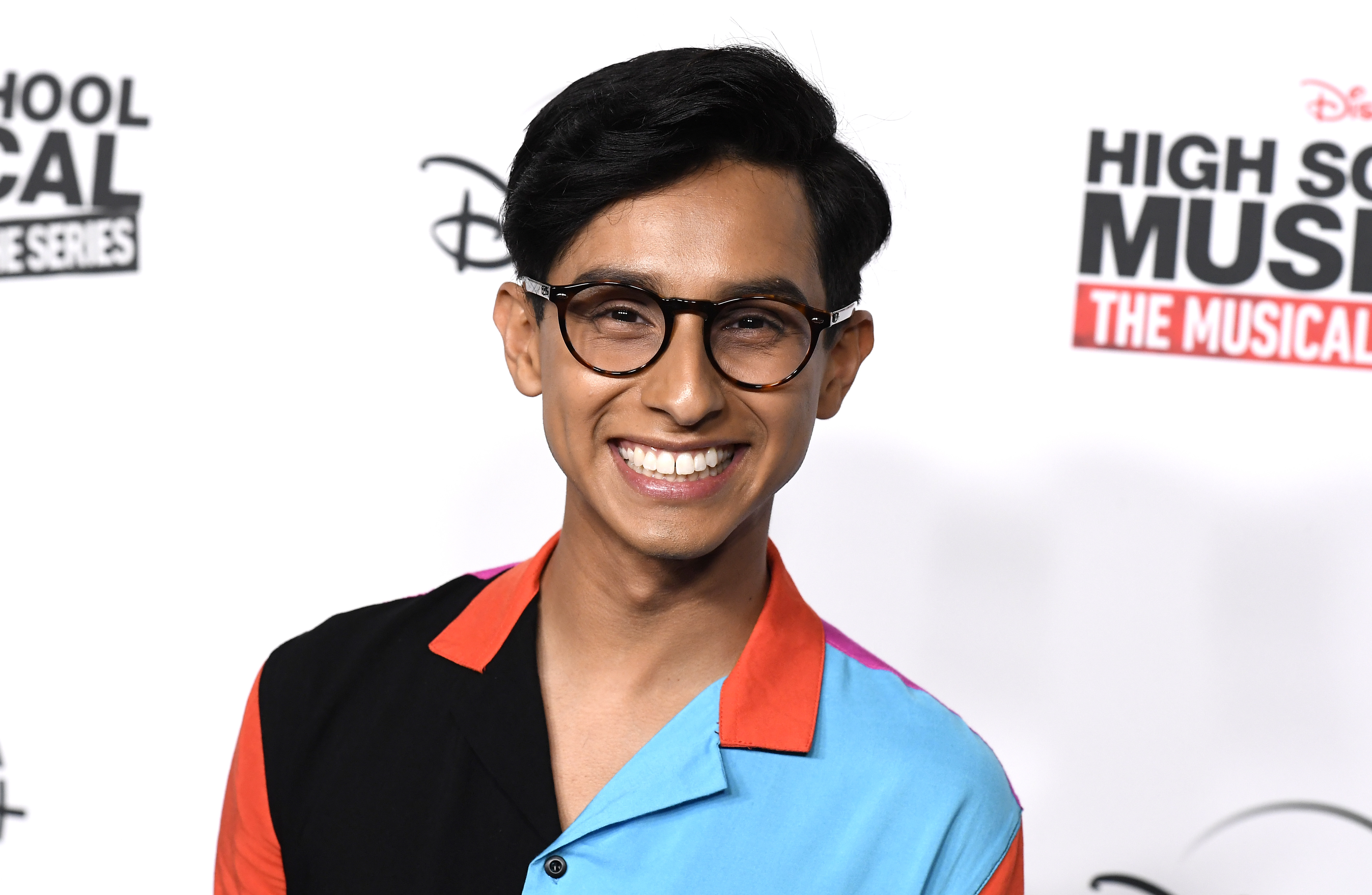 Frankie Rodriguez attends the Premiere Of Disney+'s 'High School Musical: The Musical: The Series' at Walt Disney Studio Lot