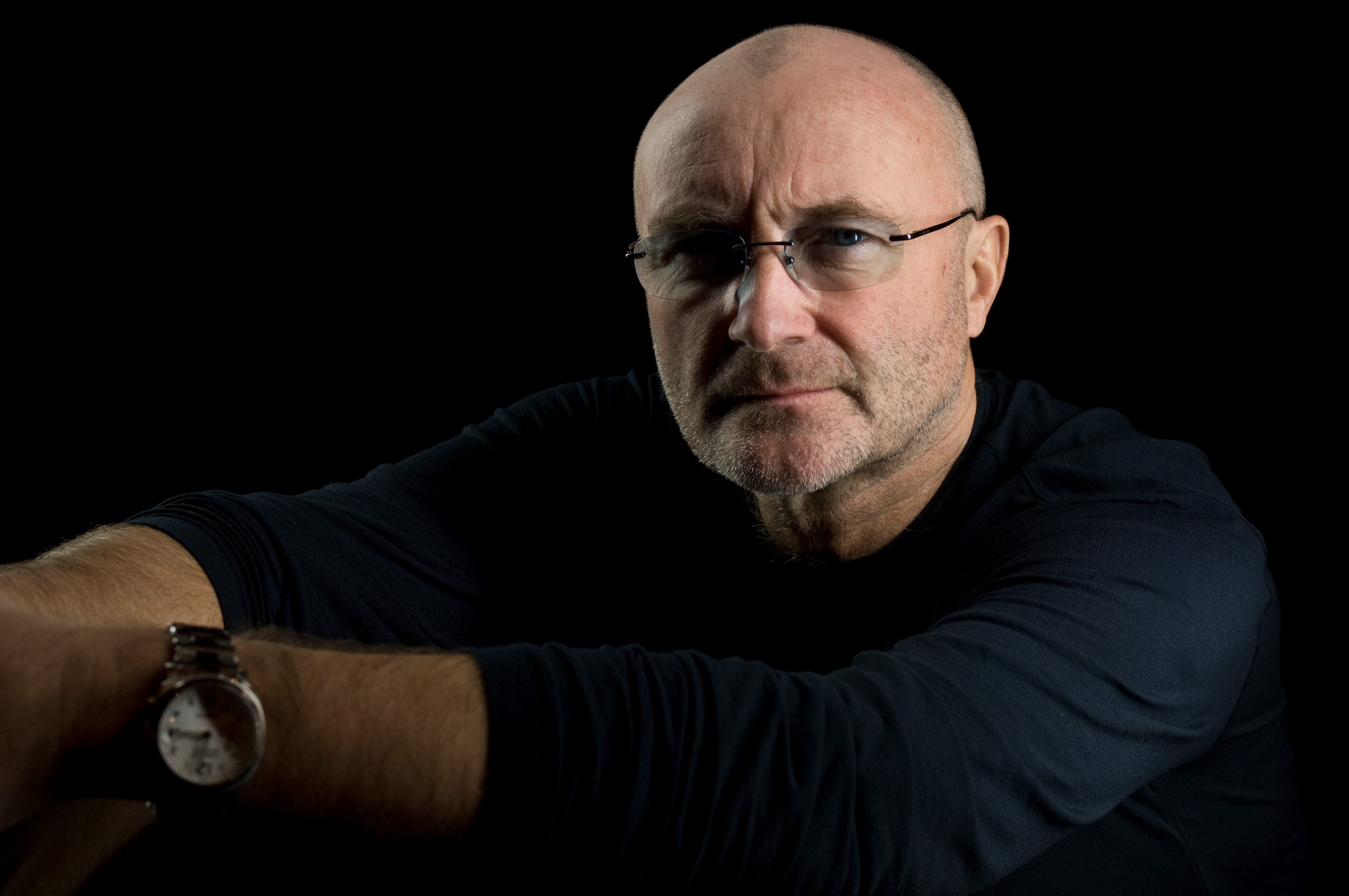 Musician Phil Collins poses for a photo
