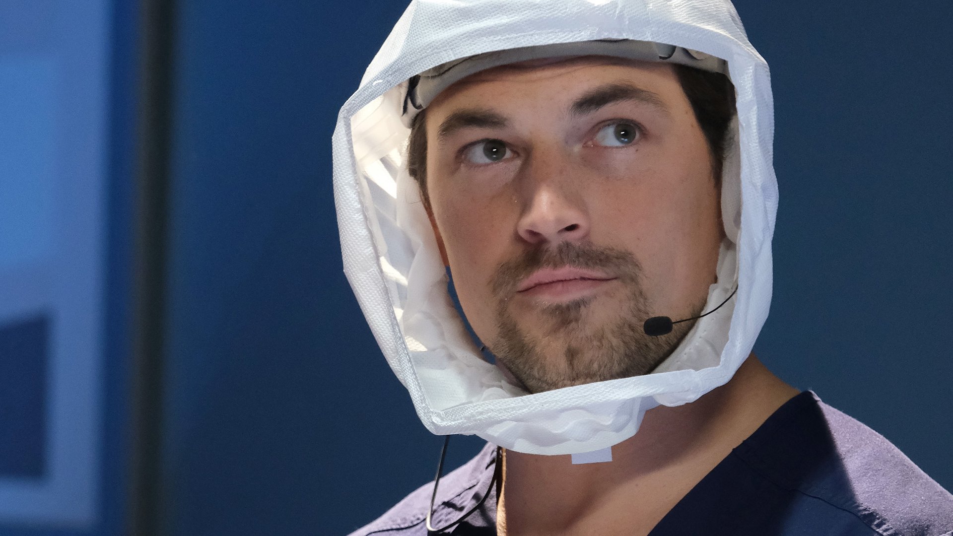 Giacomo Gianniotti as Andrew DeLuca after his death in Teddy Altman’s dream in ‘Grey’s Anatomy’ Season 17 Episode 9