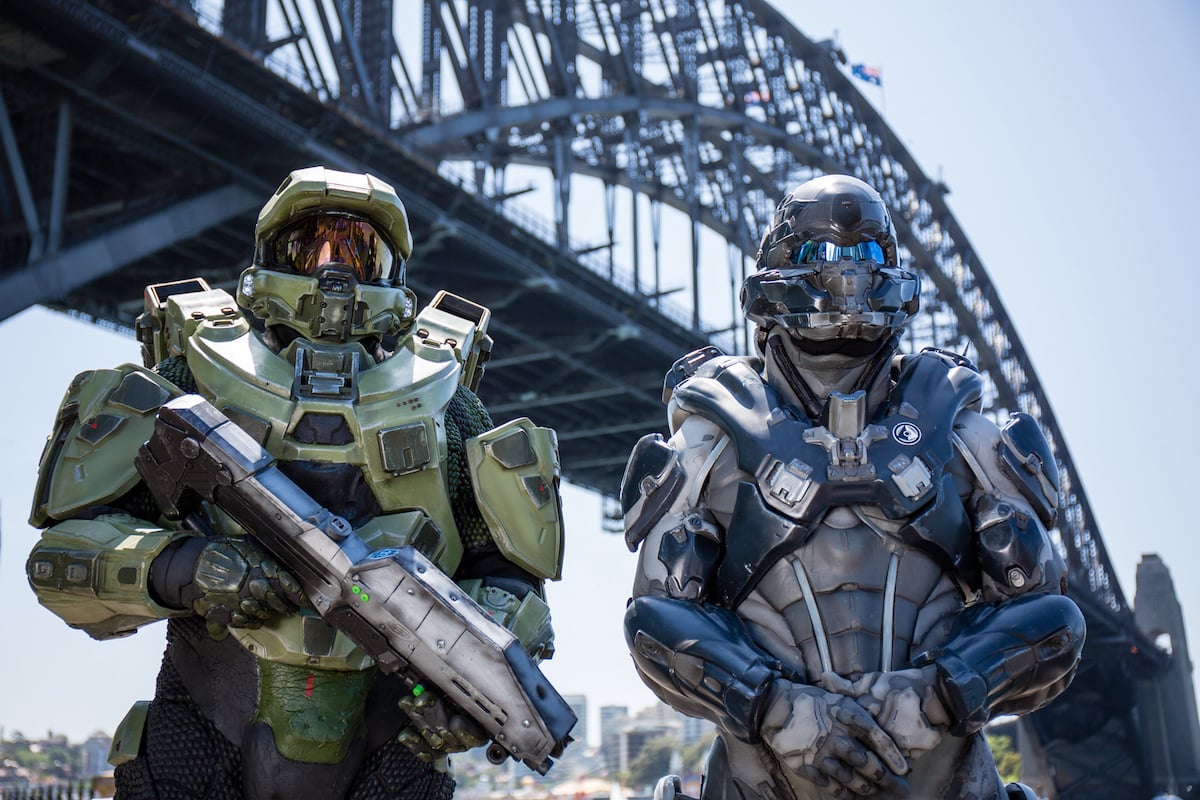 Characters from the highly-anticipated videogame Halo 5: Guardians appeared on Bondi Beach and in the City on October 15, 2015 in Sydney, Australia | James D. Morgan/Getty Images
