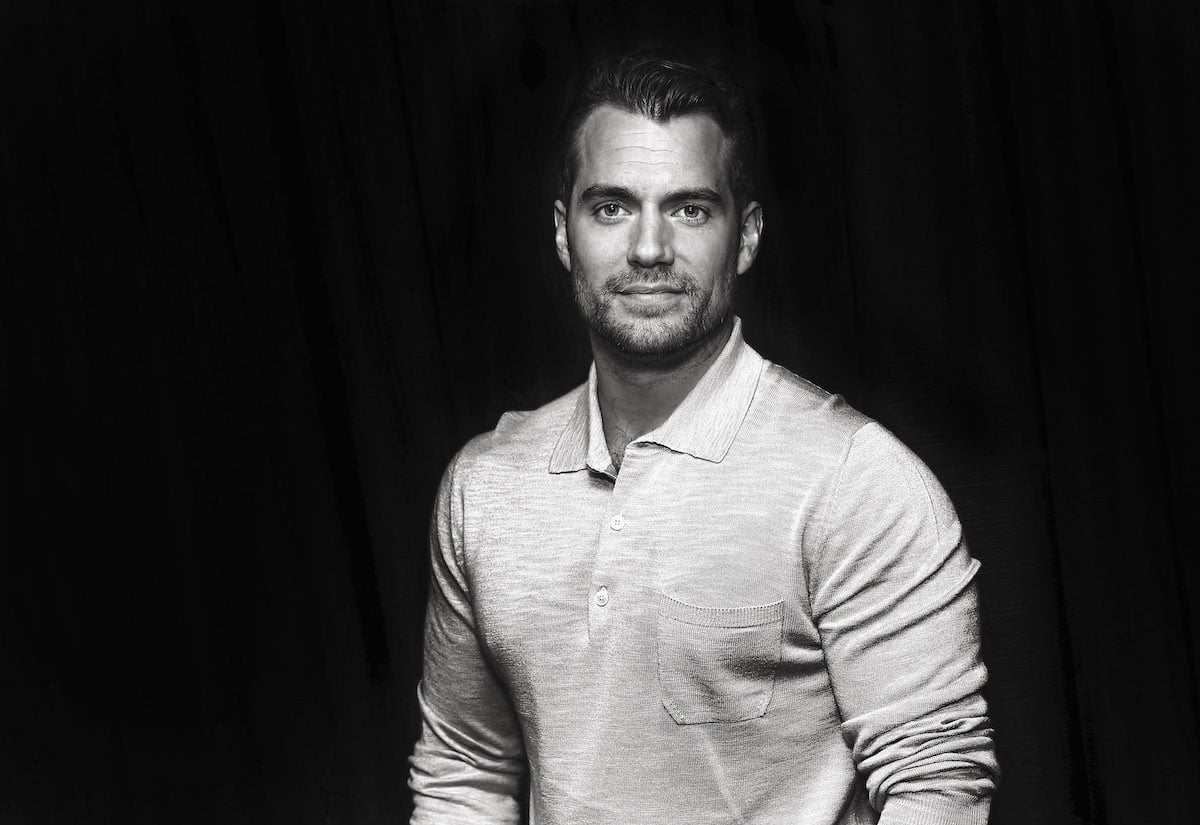 Henry Cavill photographed in black and white