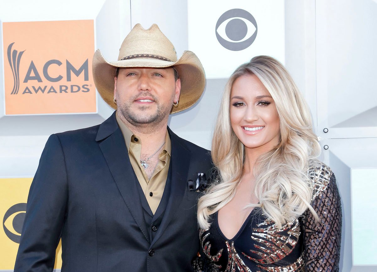 Jason Aldean and Brittany Aldean in Las Vegas in 2016
