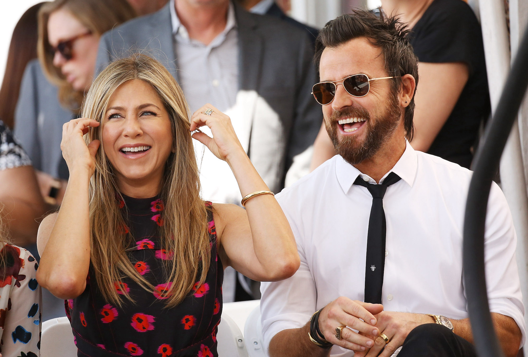 Jennifer Aniston and Justin Theroux