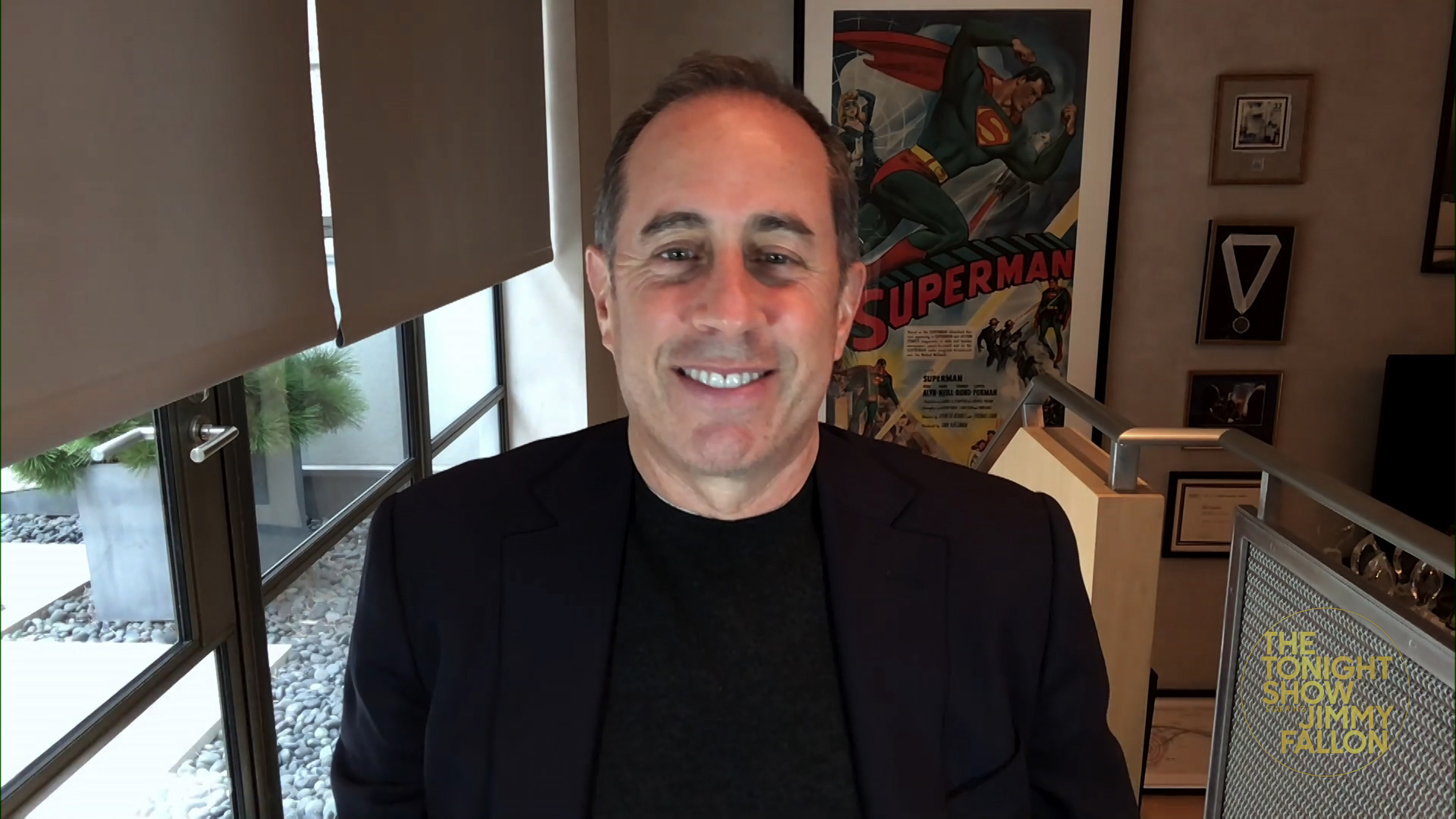 Jerry Seinfeld Zooms for The Tonight Show with Jimmy Fallon