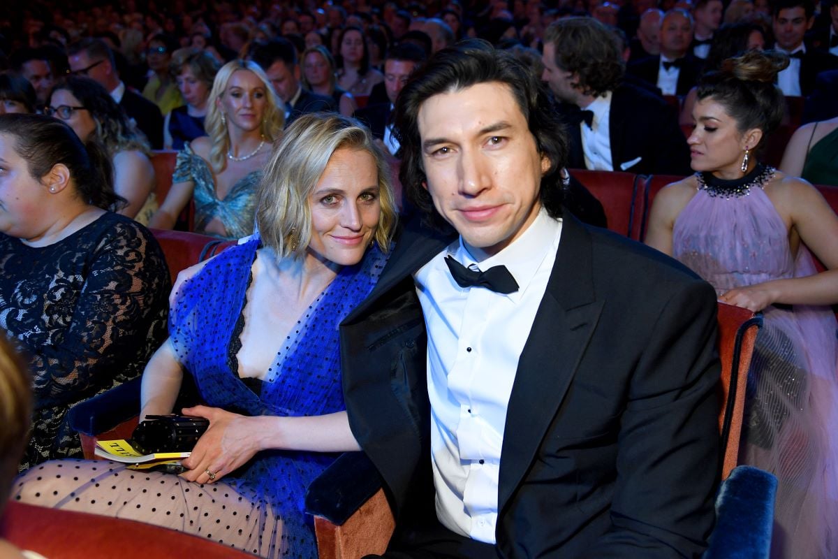 Adam Driver and wife Joanne Tucker at 73rd Annual Tony Awards
