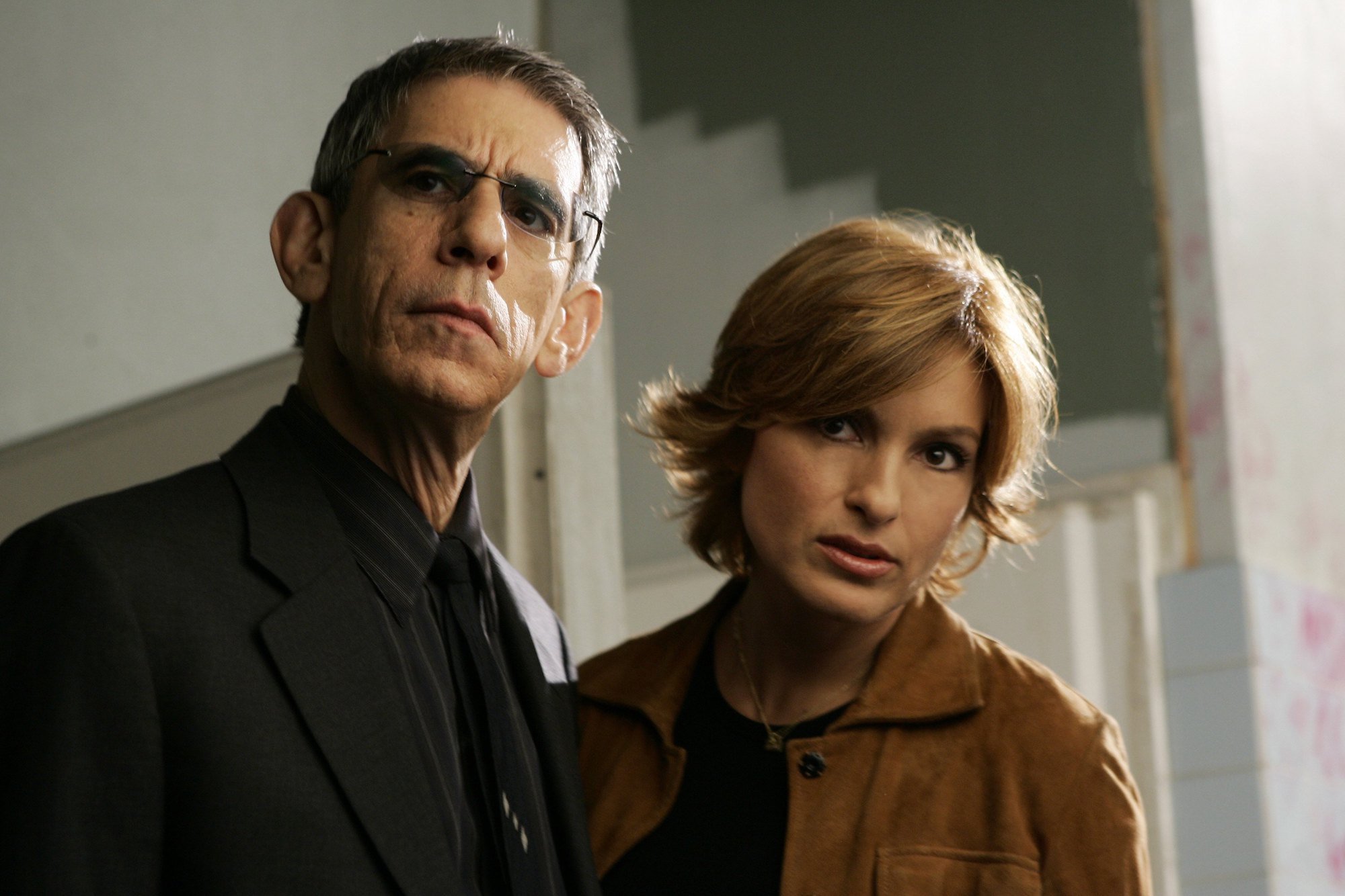 Richard Belzer as Det. John Munch, Mariska Hargitay as Det. Olivia Benson