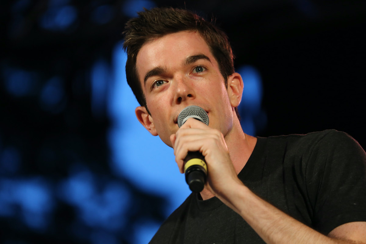 Comedian John Mulaney performs in NYC's Central Park in 2013