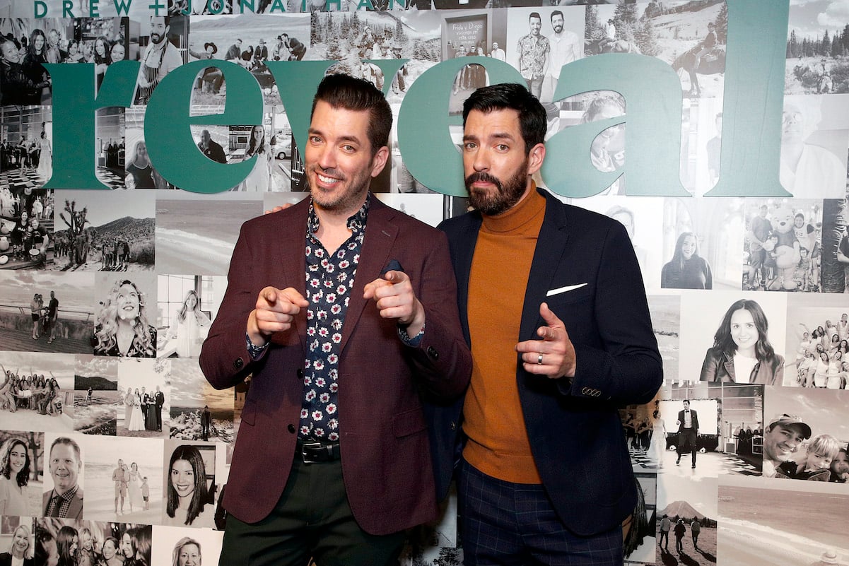 'Property brothers' stars Jonathan and Drew Scott in New York City in 2020