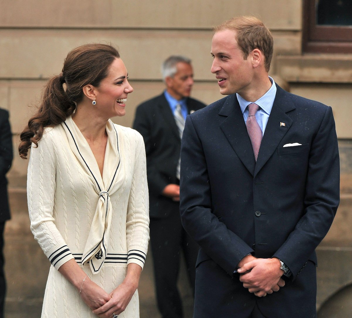 Prince William and Kate Middleton can't stop smiling at each other at an event in 2011
