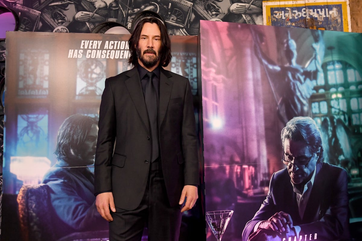 Keanu Reeves attends the 'John Wick: Chapter 3 — Parabellum' special screenings in London in 2019