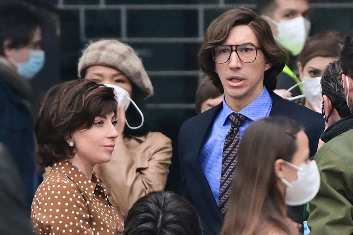 Lady Gaga as Patrizia Reggiani and Adam Driver as Maurizio Gucci in 'House of Gucci'