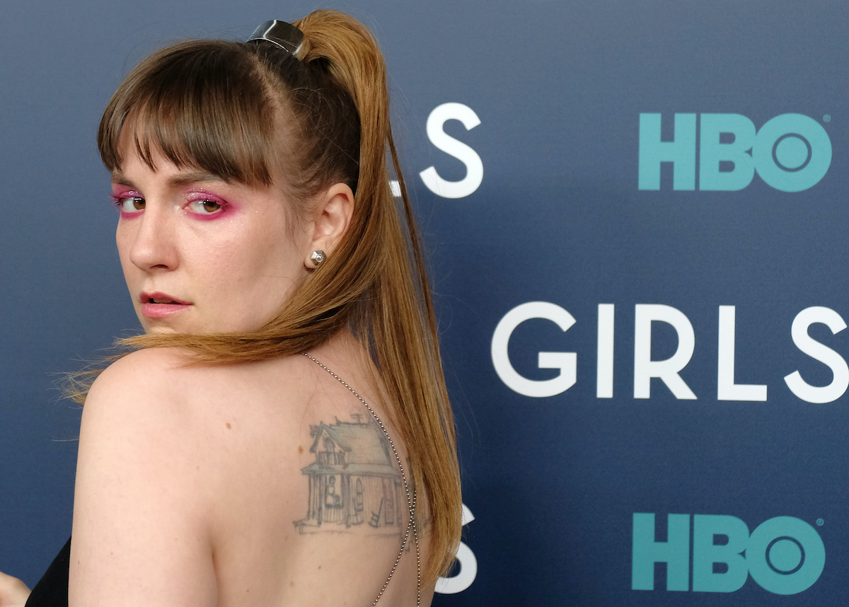 Lena Dunham, who was often nude in 'Girls' on HBO