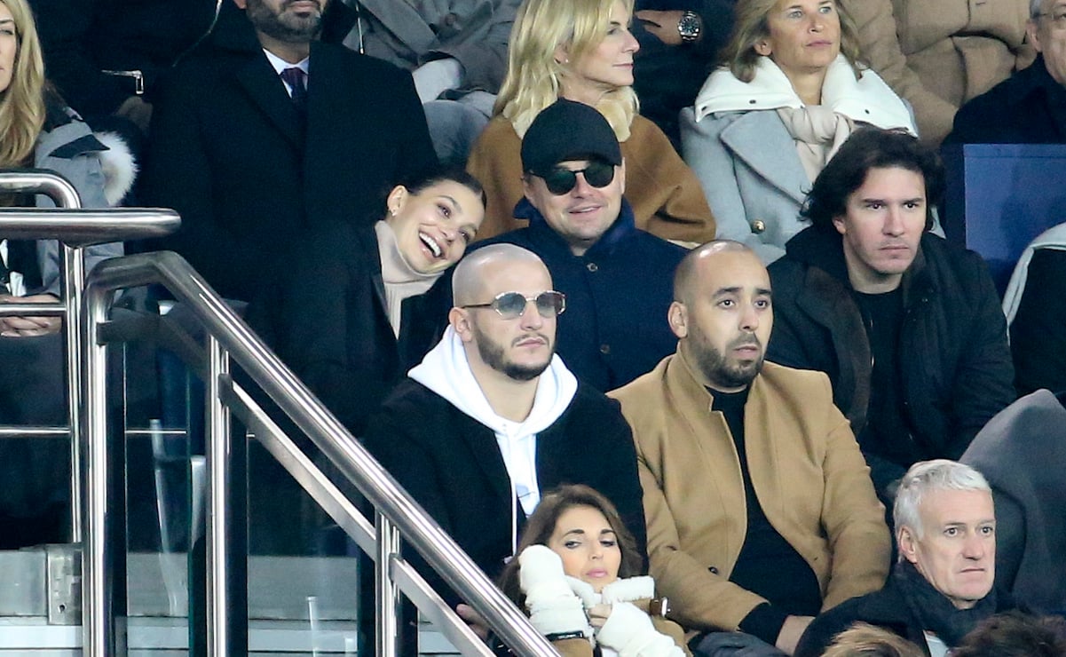 Leonardo DiCaprio and Camila Morrone catch a game in Paris in 2018