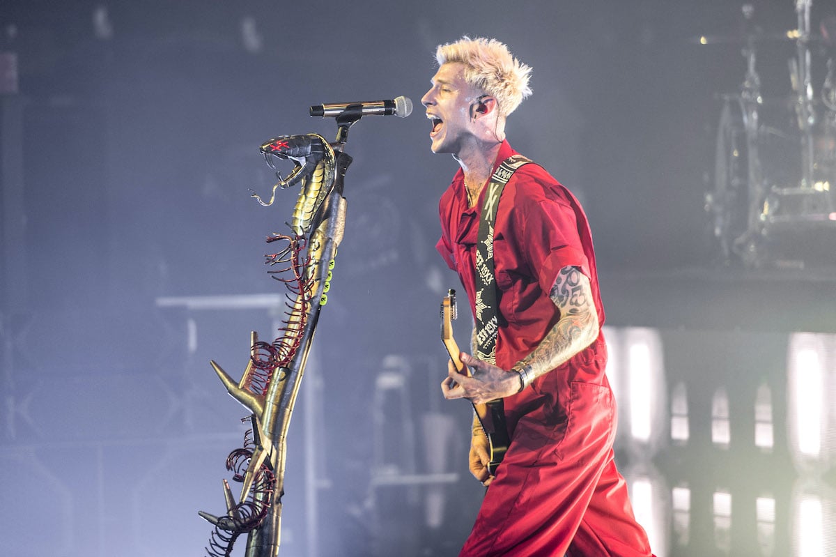 Machine Gun Kelly performs onstage at PlayStation Theater in 2019