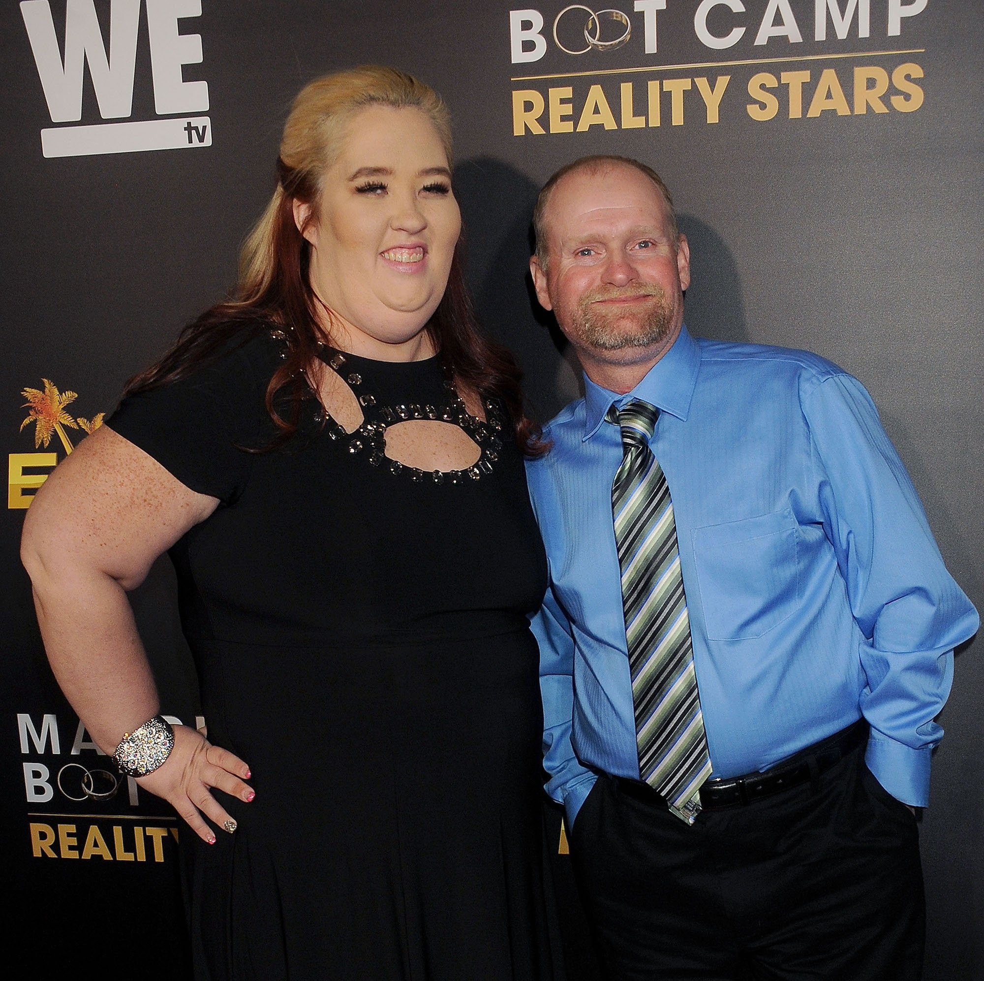 Mama June Shannon and Mike "Sugar Bear" Thompson attending the premiere of "Marriage Boot Camp" Reality Stars in 2015