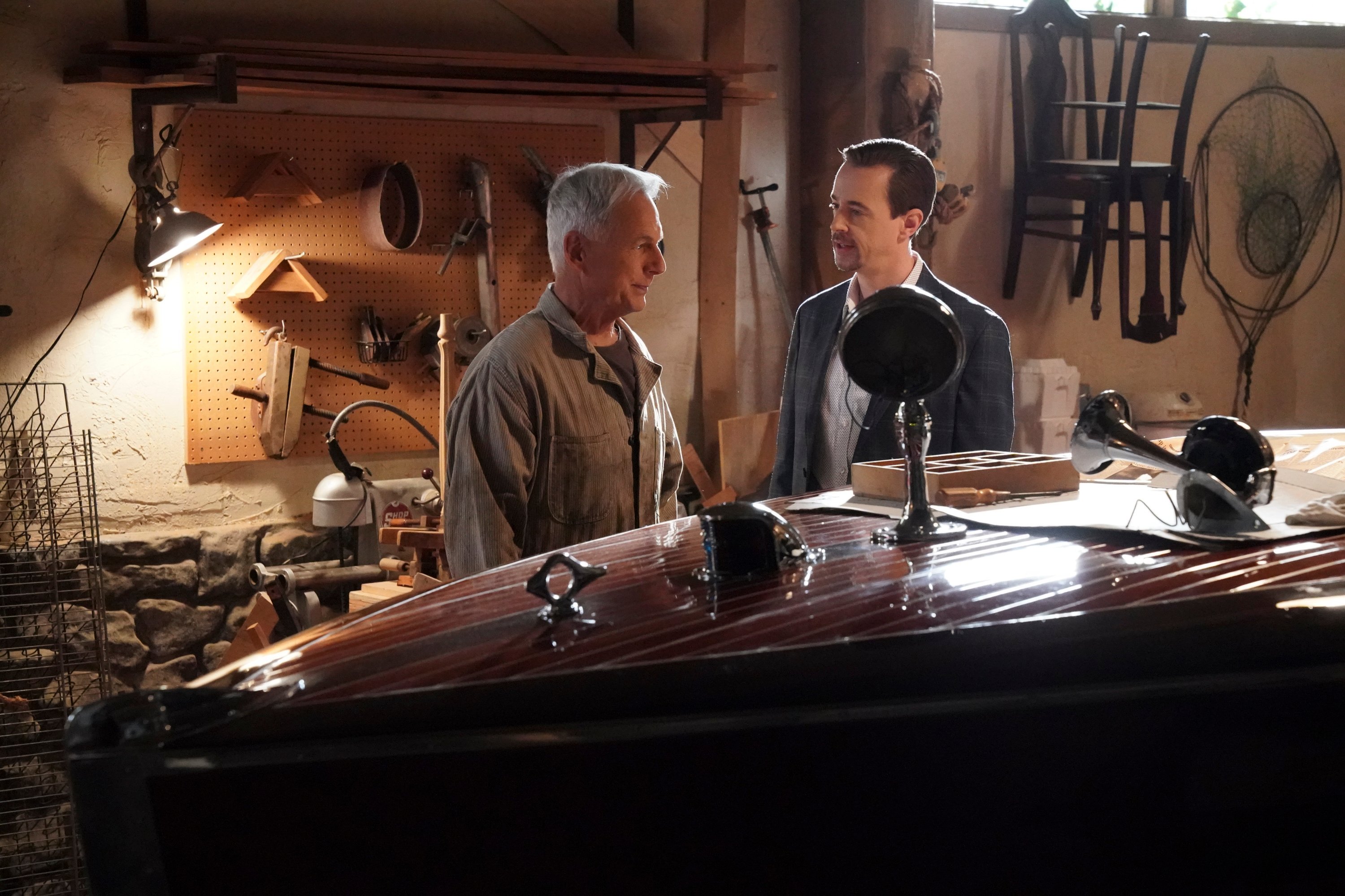 Mark Harmon and Sean Murray on 'NCIS' | Bill Inoshita/CBS via Getty Images