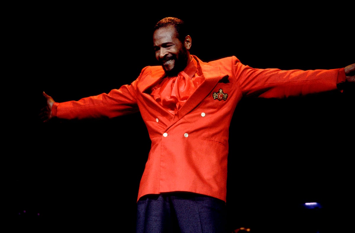 Marvin Gaye performs in Indiana in 1983